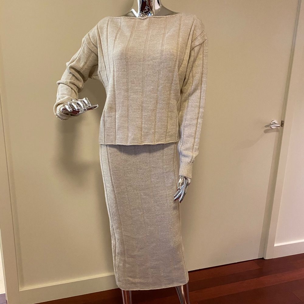 ASOS ribbed knit 2 piece set